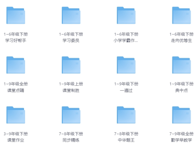 某宝上卖268的小学初中全科辅导资料，你想要的这里都有，整整76GB